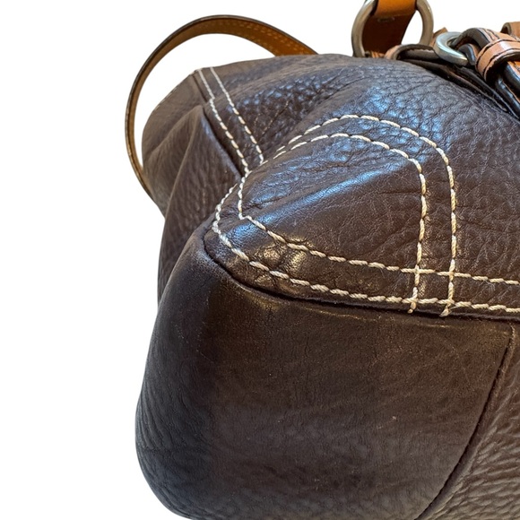 ❌SOLD❌ Coach Chelsea Brown Pebbled Leather Tote - Picture 7 of 11
